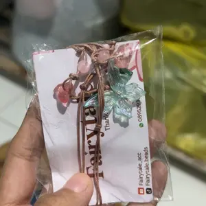 Kalung neckles kupu kupu alam | tema peri | fairy tale | kalung peri |