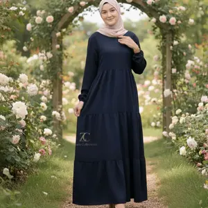 GAMIS CRINCEL MURAH REMPEL SUSUN 3 GAMIS REMAJA TERKINI MODEL BARU KRINGKEL MUSLIM WARNA LENGKAP