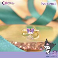 Gambar Cincin Anak Lapis Emas Collexion Kuromi Bow Gold Plated Ring Gold dari Collexion Kota Administrasi Jakarta Utara 1 Tokopedia