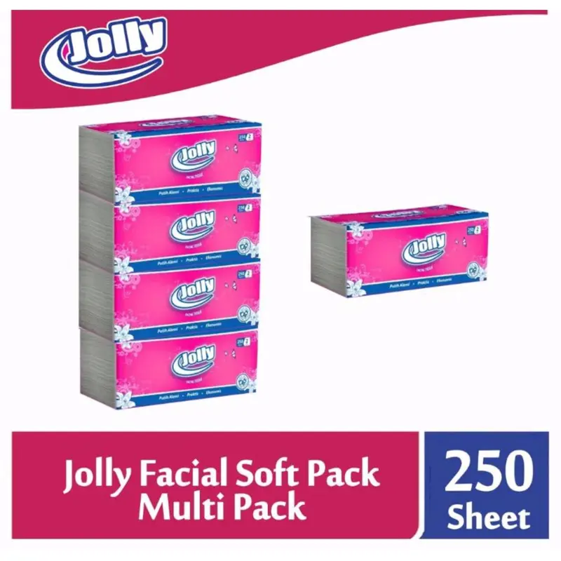 4 pcs tisu jolly 250 lembar Tissue 2