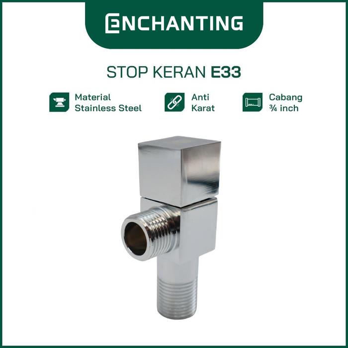 Gambar ENCHANTING Stop Kran Toilet WC Keran Jet Shower Bidet Stainless Steel Bergaransi E33 dari Enchanting Official Shop Kota Bekasi Tokopedia