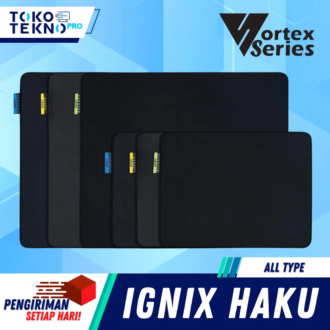 VortexSeries IGNIX HAKU Premium Mousepad Gaming Cloth All Type Control, Balance, Speed Smooth Fast Surface