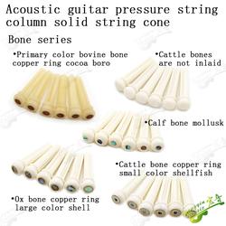 Bnineteenteam 6Pcs Duurzaam Messing Gitaar Brug Pins Gitaar End Pins
