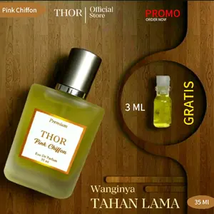 THOR Pink Chiffon Eau De Parfum 35 ML Premium Wanginya Tahan Lama Gratis 3 ML Promo Order Now