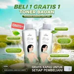 [DAPAT 2 PCS SAPTADASA] FREE 2 KLIP KAPAS ISI 2 LEMBAR SAPTADASA TONER BADAN WHITENING TANPA ALKOHOL