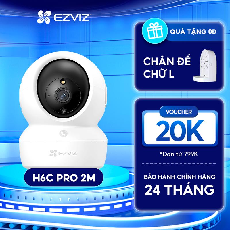   Siêu hot  Camera Ezviz C6N 2MP GIÁ RẺ   H6C PRO 2MP Đàm thoại 2 chiều Tích hợp nút gọi Xoay quay quét 360 Thông báo về điện thoại Bảo hành 24 tháng 