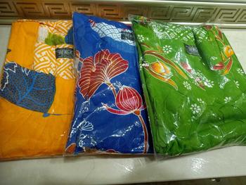 Product Review of Daster Hengky Sikak motif Daun Waru & Love Ld 120cm Pb 110cm Non busui Nyaman di pakai Tidur from B**A S**U 0