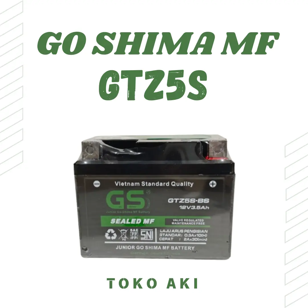 Aki Motor Yamaha New Fino 125 GTZ5S Aki Kering MF