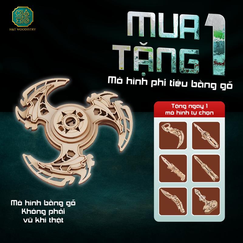 MUA 1 TẶNG 1 | Mô hình đồ chơi phi tiu lắp ráp bằng gỗ tự nhiên cao cấp - Đồ trang trí sưu tầm tặng bạn nam bé trai - Thiết kế tỉ mỉ phù hợp trưng bày xả stress