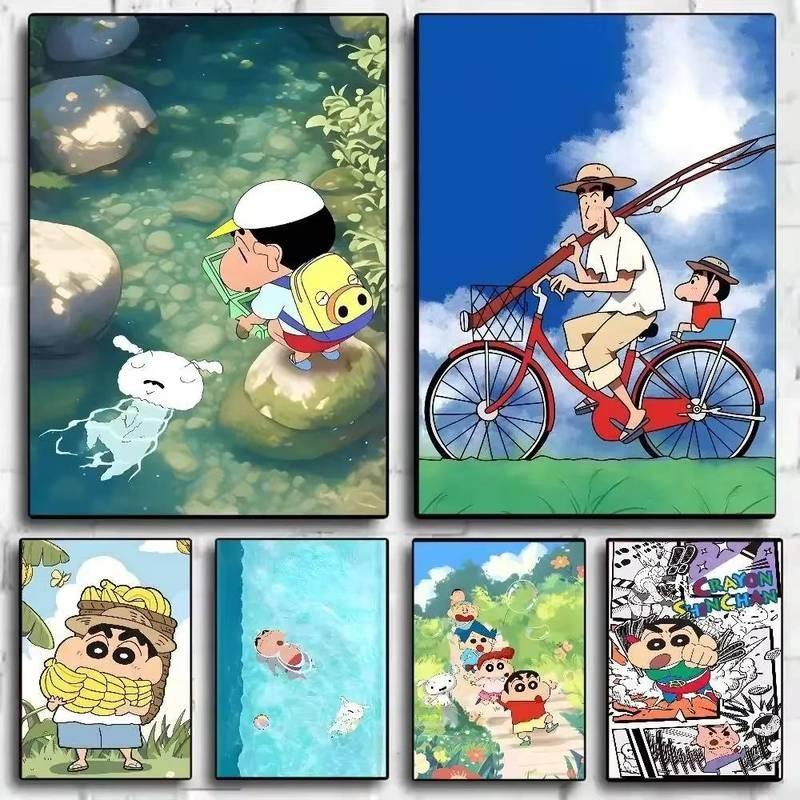 Poster Anime Crayon Shin-chan Dán Tường Nghệ Thuật A4 20x30cm Giấy PP Có Sẵn…