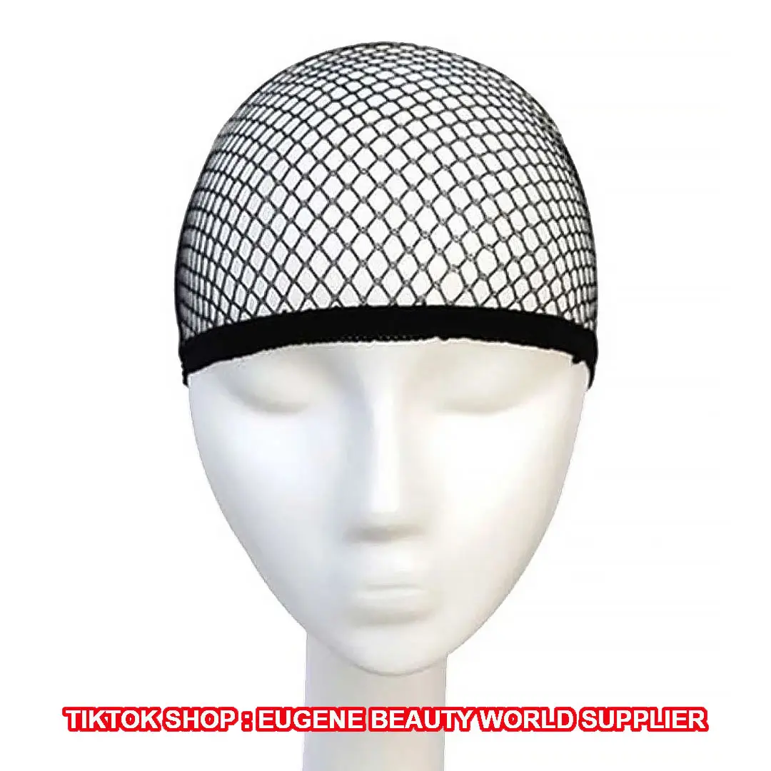 EVE EDELWEISS : HAIRNET / WIG CAP / HARNET / JARING WIG WARNA HITAM / WEAVING CAP
