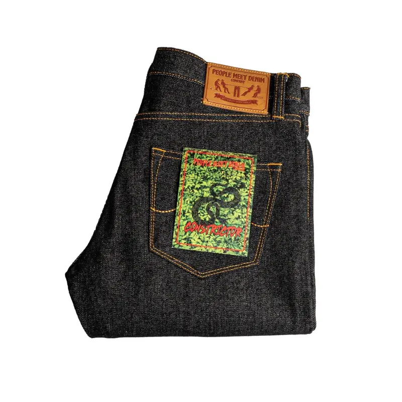PMD CO CONSTRICTOR 14oz Denim Selvedge Accent Blac