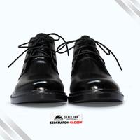 Gambar STALLANK || Sepatu PDH Pria Boot Glossy Asli Kulit - Hitam, 39 dari STALLANK Kota Bandung 4 Tokopedia