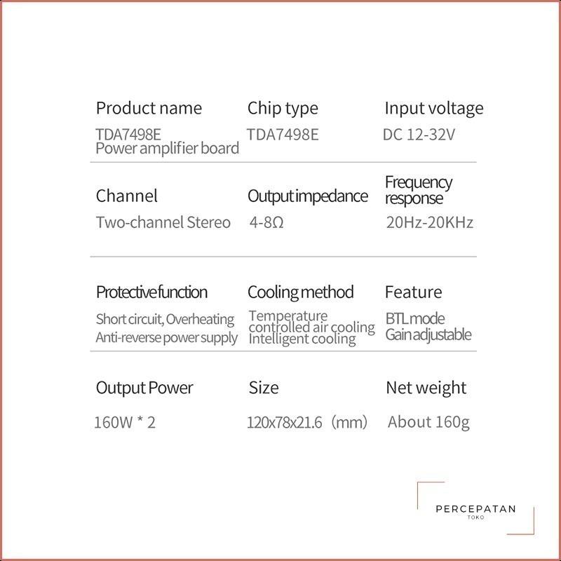 Wuzhi Audio | TDA7498E daya tinggi digital power amplifier papan 2.0HIFI stereo daya tinggi 160W * 2 dukungan BTL220W zk Wuzhi Audio | TDA7498E daya tinggi digital power amplifier papan 2.0HIFI stereo daya tinggi 160W * 2 dukungan BTL220W zk