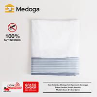 Gambar KAIN SAJA!! Kain Medoga Anti Nyamuk & Serangga 120x200 160x200 180x200 200x200 - Biru Garis, 120 x 200 dari kelambu medoga Kota Tangerang 1 Tokopedia