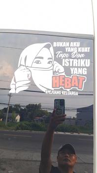 STICKER CUTTING TULISAN gambar DOA ISTRI YG HEBAT TERLARIS ...