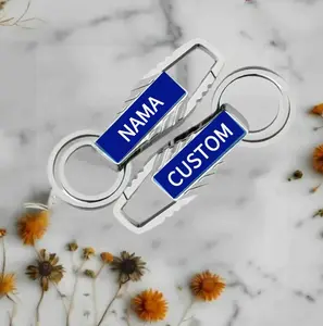 【Free Custom】Gantungan Kunci Motor Mobill Gudang Rumah Anti-Hilang Ukiran Laser Pemberian Tulisan Pemesanan Plat Nomor Kendaraan Sarung Kunci Kendaran Remot Objek Hiasan Aksesoris