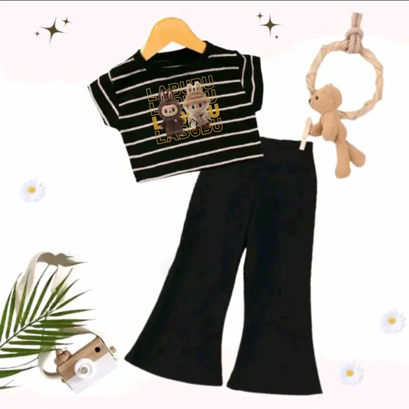 RAME'A - BAJU SETELAN LABUBU CANTIK / SETELAN ANAK PEREMPUAN 2-10 TAHUN Fashion Trendi 2025 Parsel Bayi 6