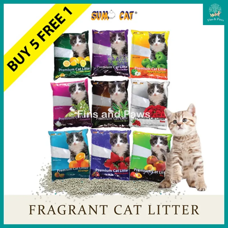 [Buy 5 Free 1!] PREORDER. SumoCat Sumo Cat Litter 10L