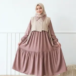 New Natasha Gamis (Gamis Free outer Stylish) Gamis Anak Trend Terbaru