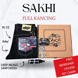 DAC DENIM ART SAKHI 16 OZ DENIM SELVEDGE ACCENT RAW DENIM SANFORIZED SELVEGDE PRIA