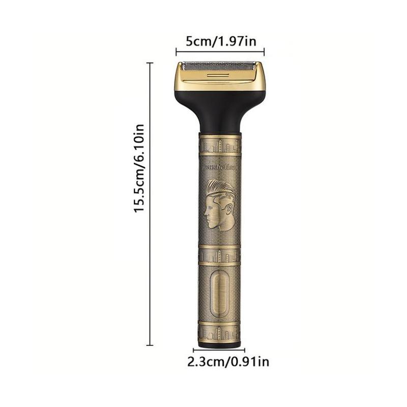 LARGNER bronze color multifunctional three in one fast charging ultra long standby shaver, razor, hair clipper, nose hair clipper, USB car charging, portable travel, full body washing, giving boyfriend a Father's Day gift 1