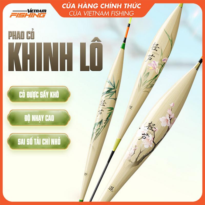 Phao Cỏ HANDING Khinh Lô - Câu Rô, Trắm, Chép, Trôi với đa dạng dáng phao