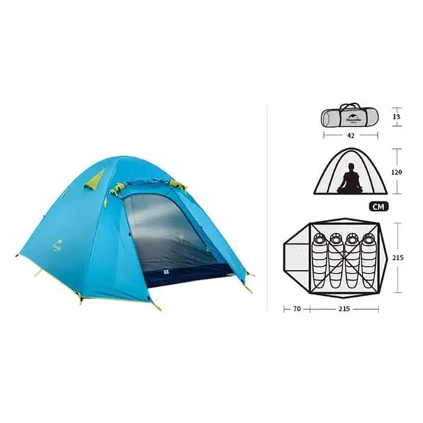 Tenda Profesional Naturehike Tent 2018 4P-Series NH18Z044-P 2