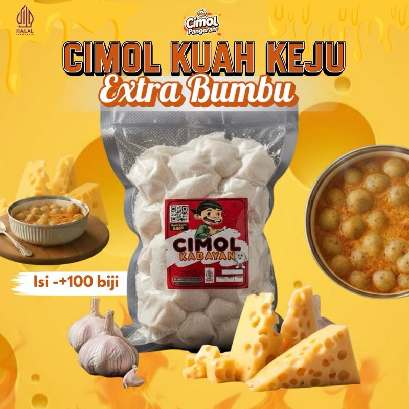 Cimol Kuah Keju (500gr) | Jajanan Frozen | Extra Bumbu Keju