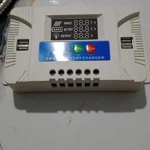PWM untuk baterai lithium Controller Panel Surya 12V 24V 30A Solar charger controler