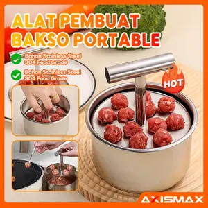 Cetakan Bakso Fish Ball Stainless/Cetakan Dapur/Alat Pembuat Bakso Rumahan Dari Stainless Steel/Cetakan Dapur Bakso Ikan Harian/Cetakan Bakso Rumah Tangga/Alat Dapur Rumah Tangga Cetakan Stainless Steel/Alat Praktis