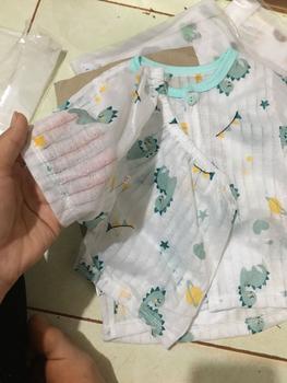 Product Review of [Combo 5 Bộ] Bộ Quần Áo Cộc Tay Hoặc Ba Lỗ Vải Cotton Giấy Hoặc Tăm Lạnh Họa Tiết Đẹp, Màu Ngẫu Nhiên Cho Cả Bé Trai, Bé Gái 5 - 15kg Baby Shop from N**n K**u 8** 1