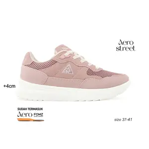 Aerostreet 37-41 Ortiz Natural Pink Pastel Natural - Sepatu Sneakers Sport