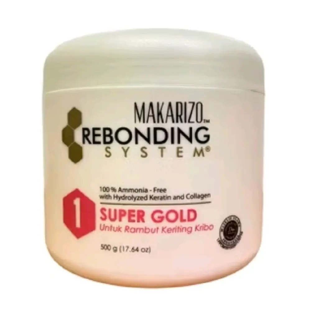 Makarizo Rebonding System Step 1 / Pelurus Rambut - 500gr