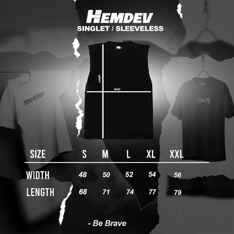 Product Introduction of ￼Hemdev Kaos Singlet Basic Black 0