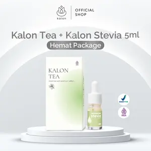 [PAKET HEMAT B] Kalon Tea & Stevia BPOM dan HALAL