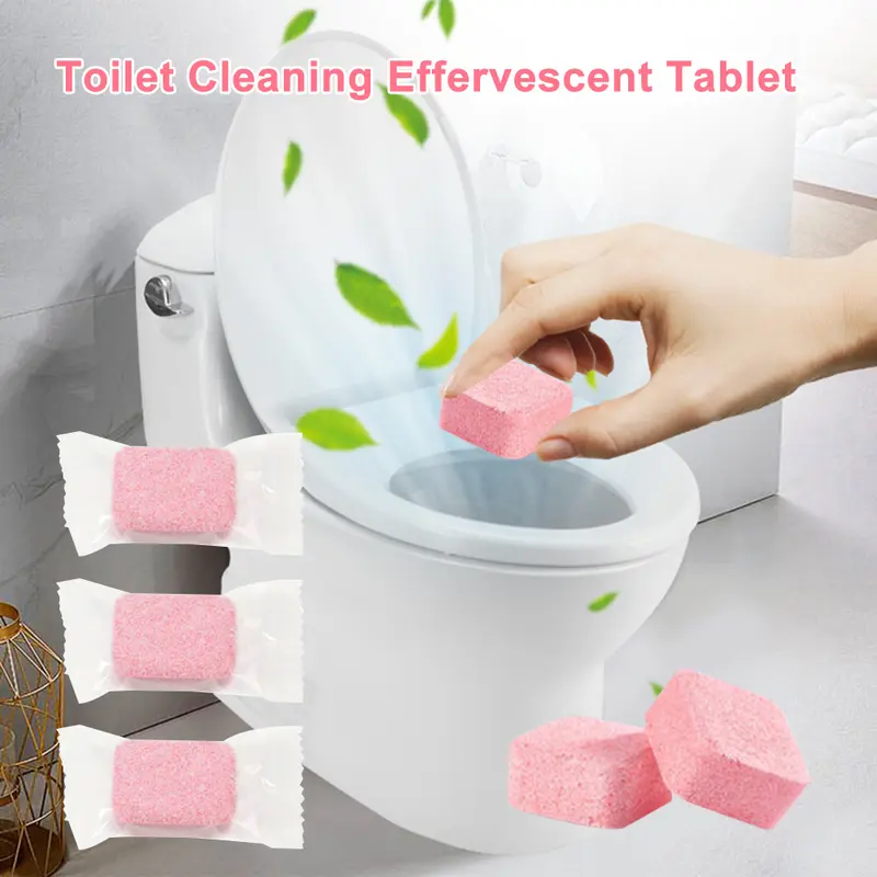 Máy làm sạch bồn cầu, Viên nén sủi bọt, Loại bỏ vết nước tiểu, Loại bỏ bụi bẩn, loại bỏ mùi hôi, cho bồn cầu, chất tẩy cặn, công cụ làm sạch nước xả vải 5