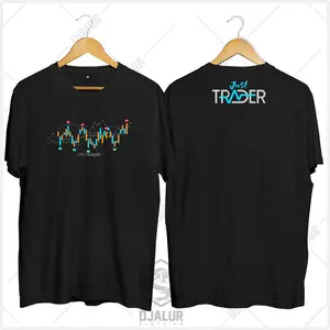 kaos trader - lengan pendek -  sablon dtf