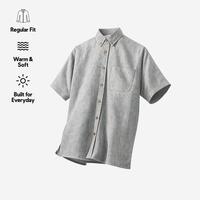 Gambar TENUE Kemeja Flannel Buttondown Lengan Pendek - Solid Soft Grey - M dari Tenue de Attire Kota Administrasi Jakarta Selatan 1 Tokopedia
