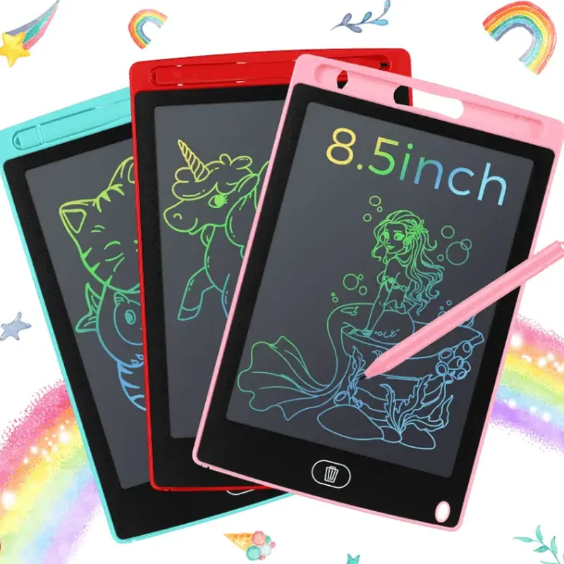 Lcd Writing Tablet 8.5 Graphic Drawing Board Kid Tablet For Kids Papan Lukis Kanak Drawing Tablet Pad Tab Lukis