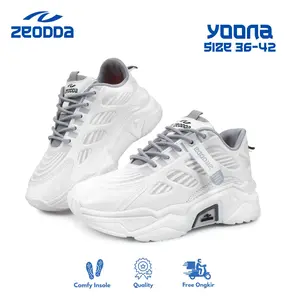 Zeodda Yoona Sepatu Sneakers Sport Karet Wanita Training Casual Running Shoes Korean Olahraga 1031
