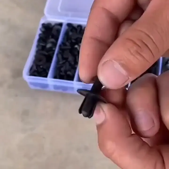 620 PCS Campuran Auto Fastener Kendaraan Bumper Fender Retainer Keling Klip Paku Klip Bumper Mobil Untuk Semua Mobil Universal Plastik Fastener Klip 4