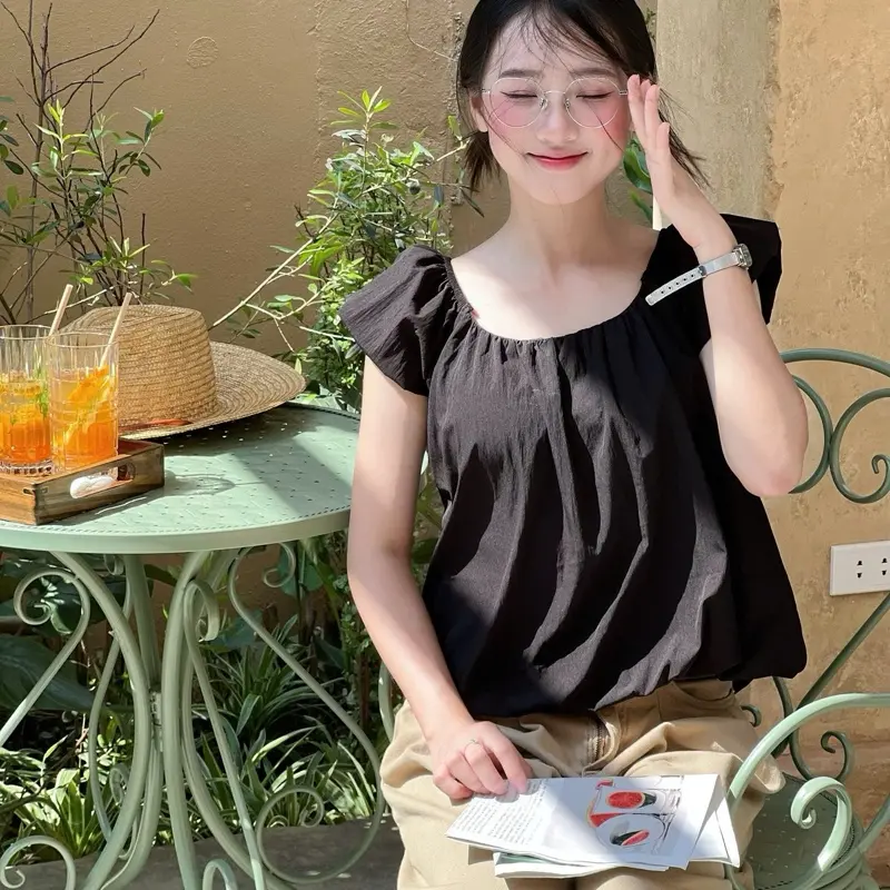 Áo kiểu cổ rộng dáng bồng Miho House | BigBuy360 - bigbuy360.vn