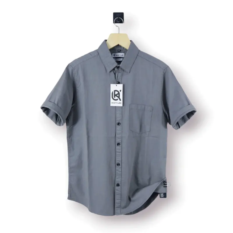 kemeja Cowok Distro terbaru Kemeja pria lengan pendek termurah Kemeja Tangan pendek 5