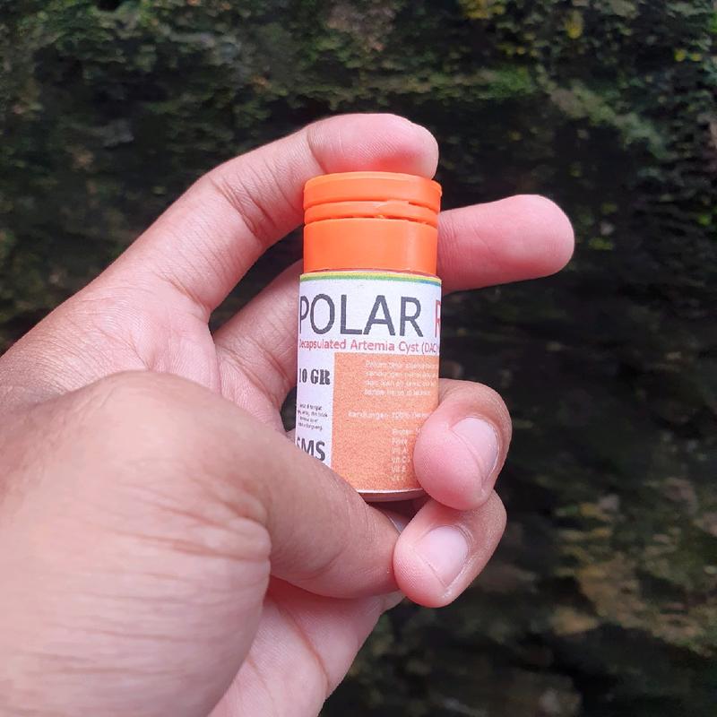 Artemia Instant Polar Red 10 gram Artemia Tanpa Kultur Pakan Ikan Burayak - agrowfish 4