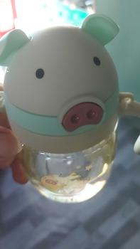 Product Review of Bình tập uống nước chống sặc hình con heo đáng yêu cho bé - 350ml from V** V** P** 0