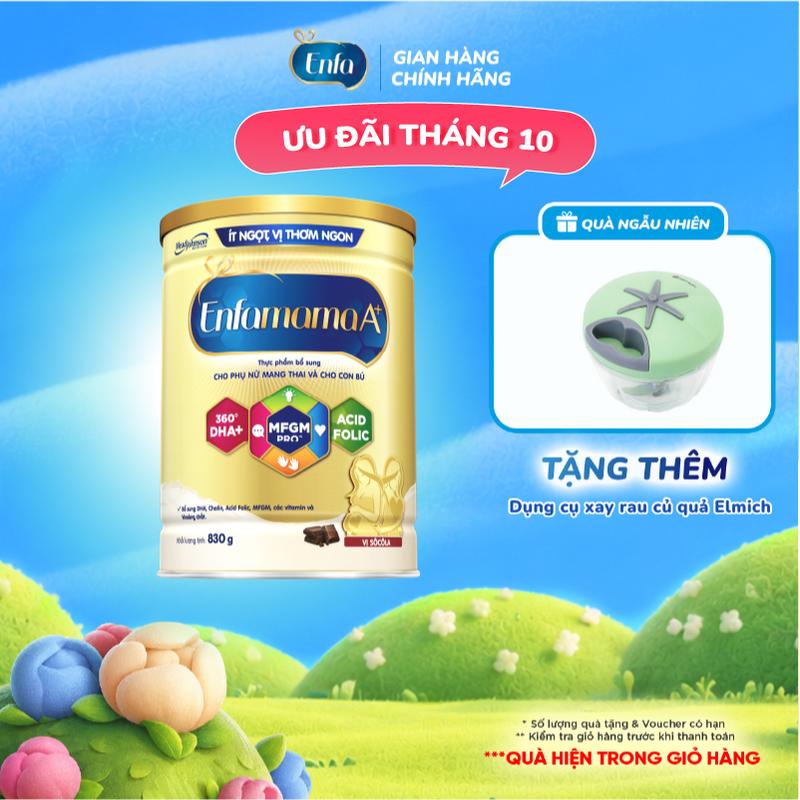 Sữa Bột Bầu Enfamama A+ - Vị Chocolate - 830g