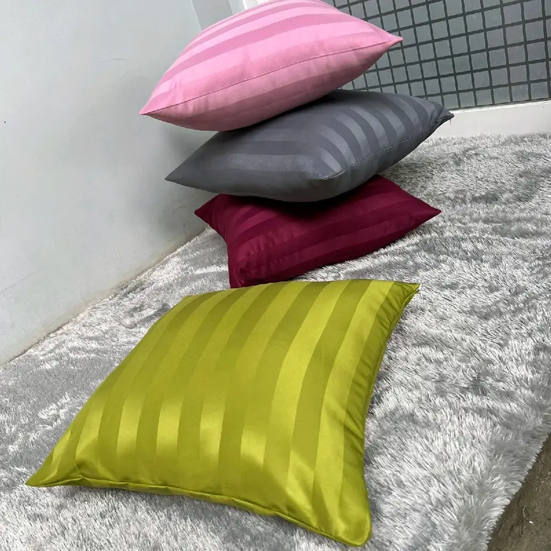 40x40/ 45x45 Sarung Sofa Salur Dobby Mikrotenssel Salur Sarung Bantal Sofa By CV.Harvest Berkah Madani 4
