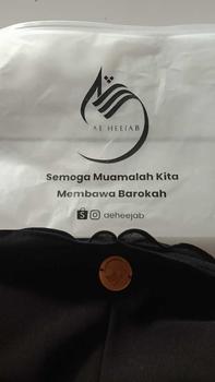 Product Review of {SET CADAR} JILBAB SYAR'I SEGI EMPAT INSTAN JUMBO PREMIUM | TUDUNG HAFIZAH Bisnis Pad Muslim Layer Doll Ceruty Sifon Kerudung from S**S 0