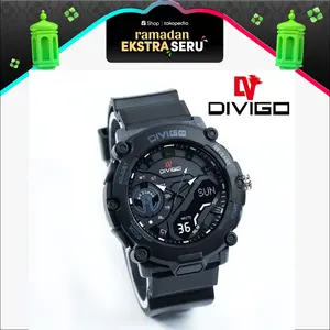 Divigo Jam Tangan Analog Sport Strab Rubber WaterResist D-27 Garansi Resmi 6 Bulan Tali Silicone Stylish & Elegan Divigo Jam Tangan Analog Sport Strab Rubber WaterResist D-27 Garansi Resmi 6 Bulan Tali Silicone Stylish & Elegan